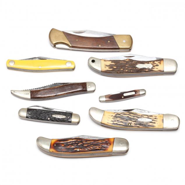 eight-vintage-pocket-knives