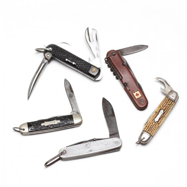 Pocket Knives-Vintage Group of Five