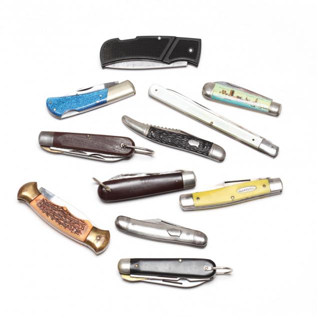 eleven-vintage-pocket-knives