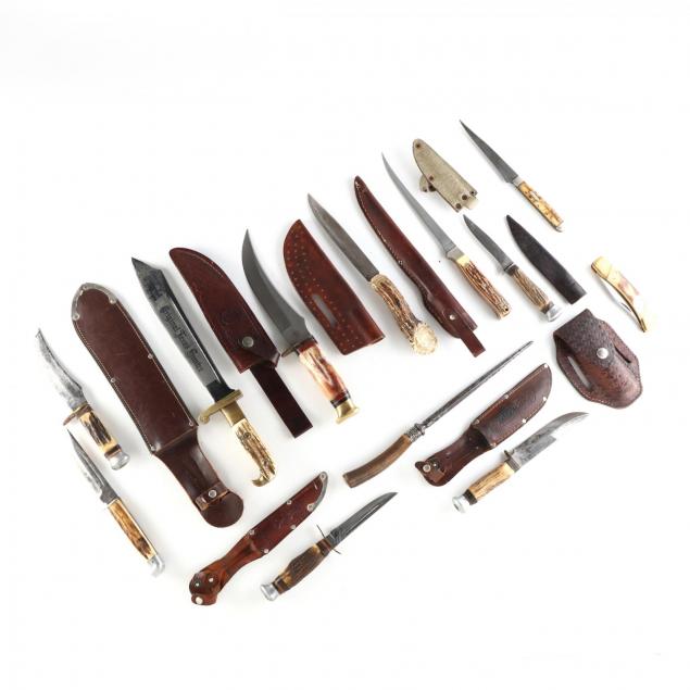 twelve-vintage-stag-handled-knives