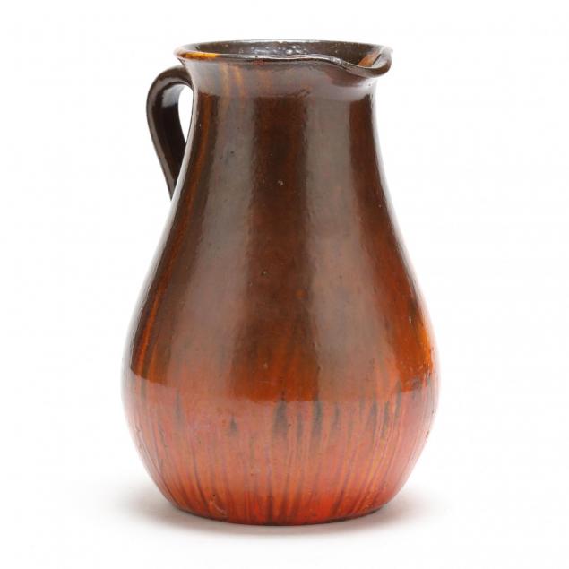 nc-pottery-chrome-red-pitcher