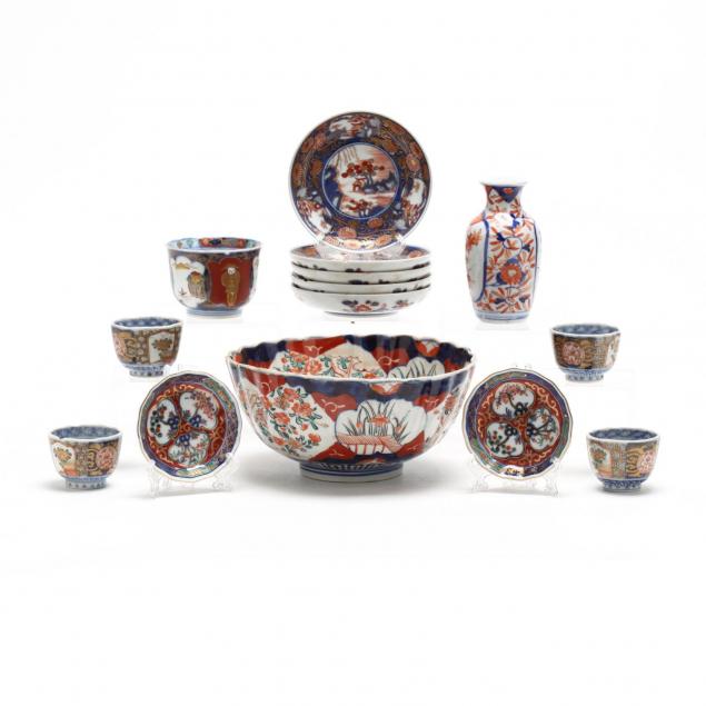 13pc-assorted-imari-porcelain