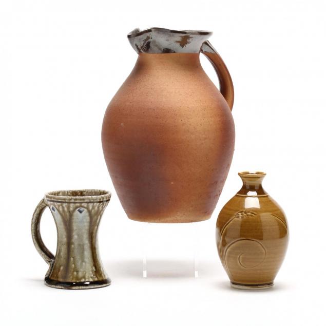 three-pieces-of-contemporary-north-carolina-pottery