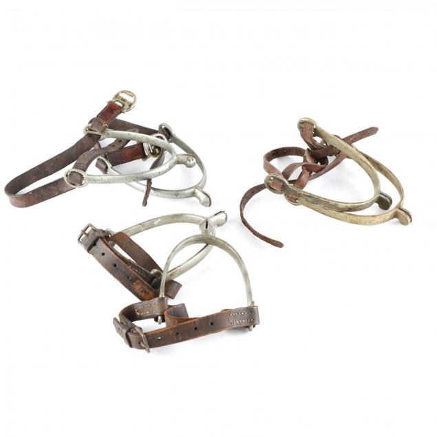 three-pair-of-vintage-spurs