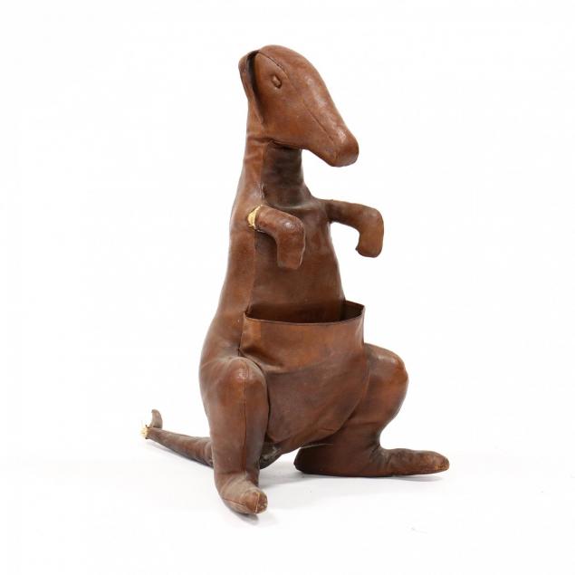 dimitri-omersa-vintage-leather-kangaroo-magazine-stand