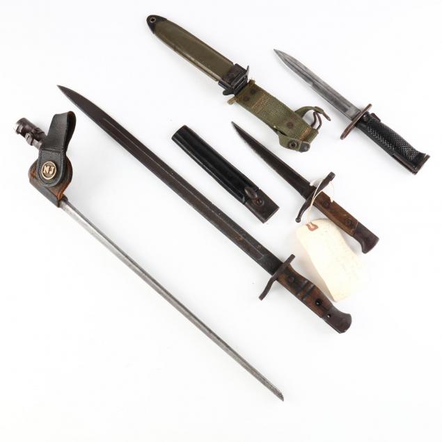 group-of-four-bayonets