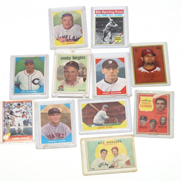 twelve-baseball-cards-1970s-and-later