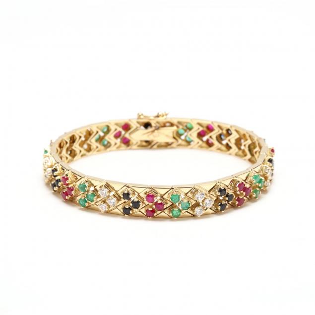 14kt-gem-set-bracelet