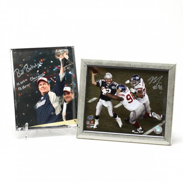 group-of-signed-super-bowl-photographs