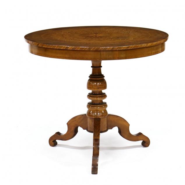 antique-continental-parquetry-inlaid-pedestal-table