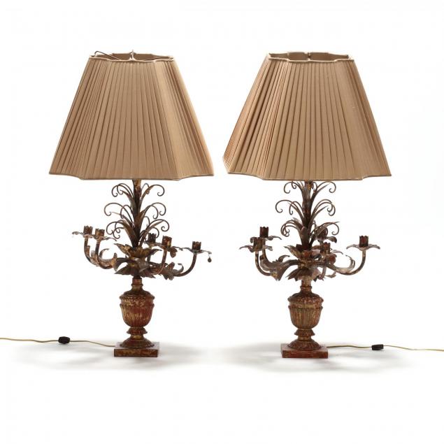 pair-of-vintage-italianate-table-lamps