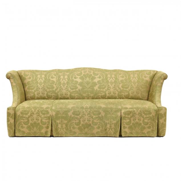 lee-industries-damask-upholstered-sofa