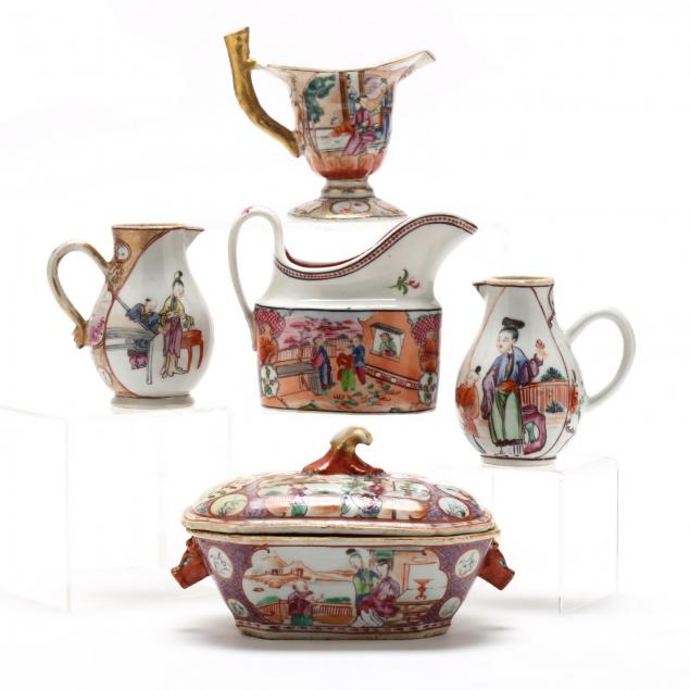 a-group-of-chinese-export-rose-mandarin-tableware