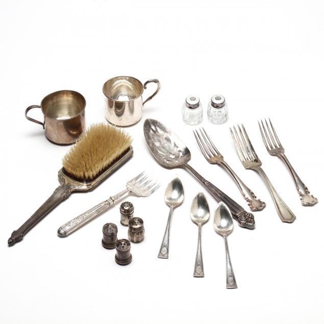 a-group-of-sterling-silver-silverplate
