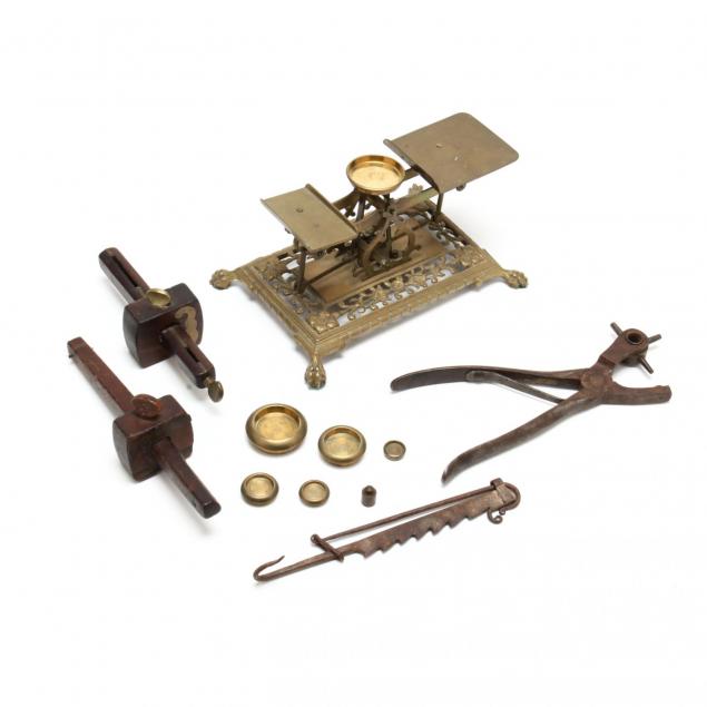 group-of-antique-measuring-instruments