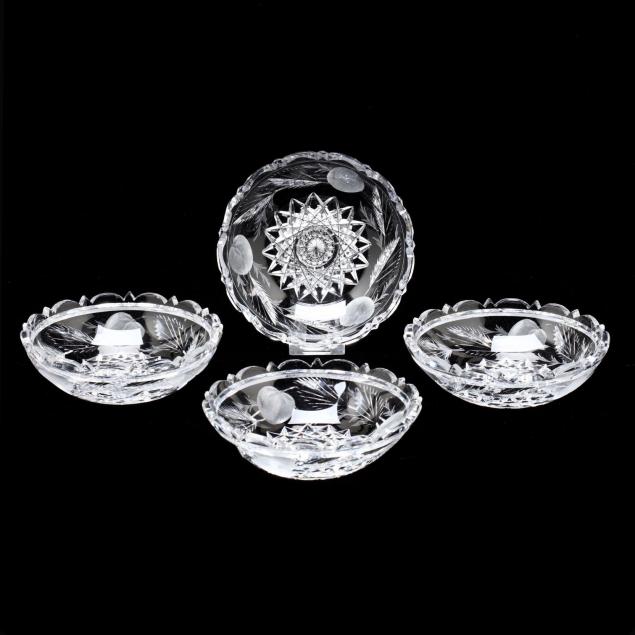 hawkes-set-of-four-cut-glass-strawberry-bowls