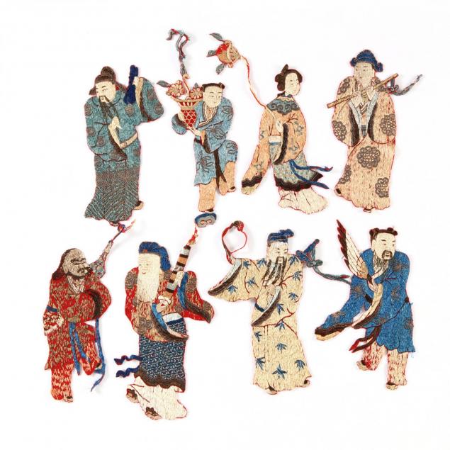eight-individual-embroidered-panels-of-the-chinese-immortals