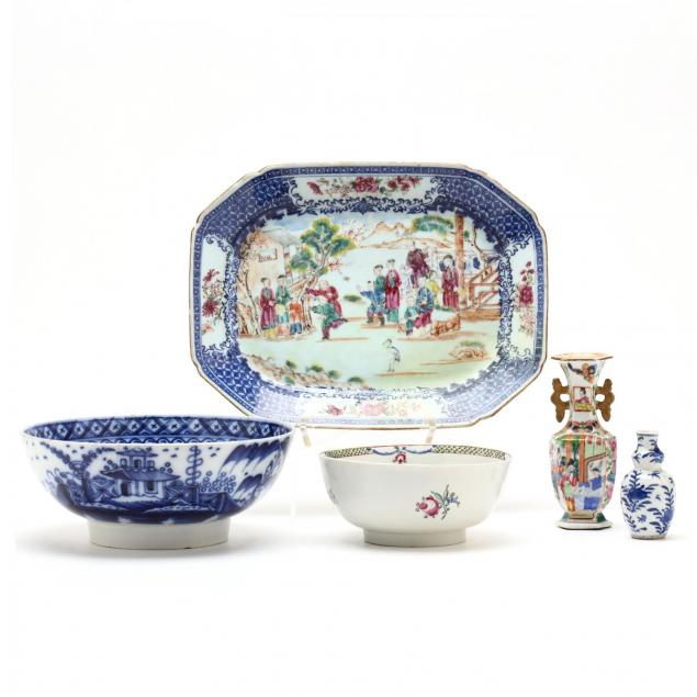 five-pieces-of-antique-chinese-porcelain
