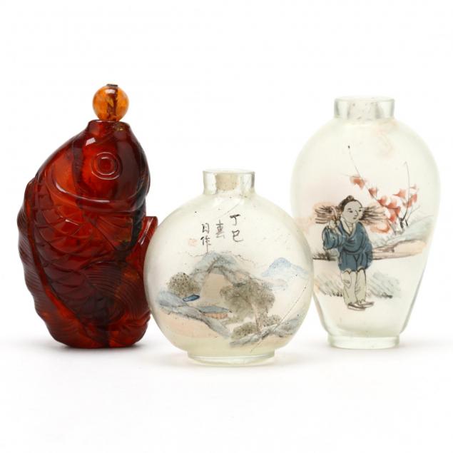 three-chinese-snuff-bottles