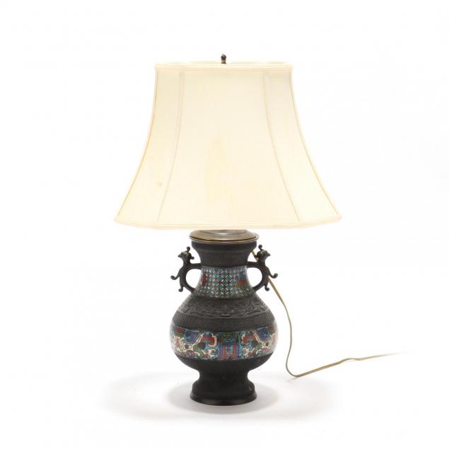 antique-champleve-table-lamp