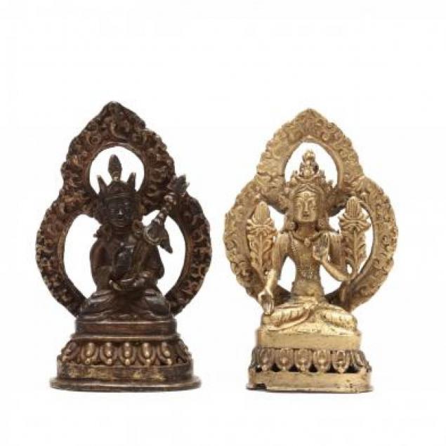 two-small-nepalese-bronze-sculptures