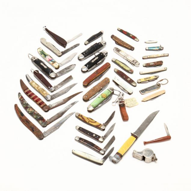 large-assortment-of-33-vintage-pocket-knives