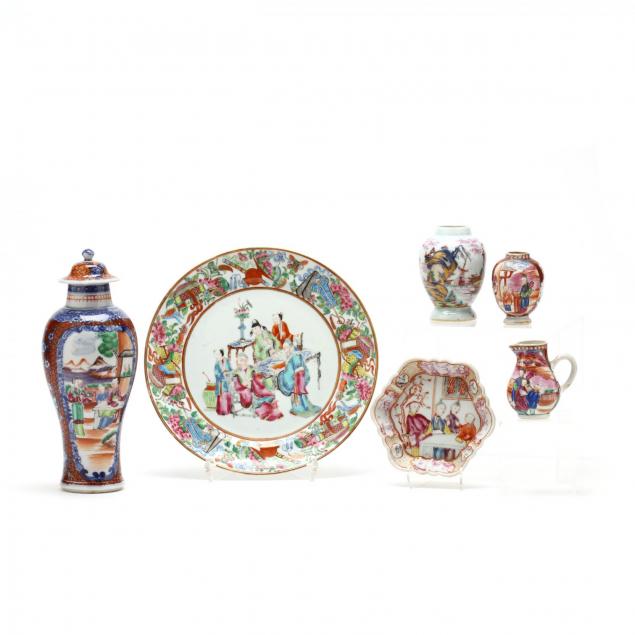 a-group-of-chinese-export-porcelain-tablewares