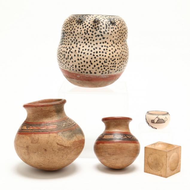 four-pieces-of-southwestern-ceramics