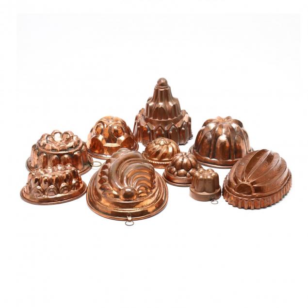 ten-vintage-geometric-designed-copper-molds