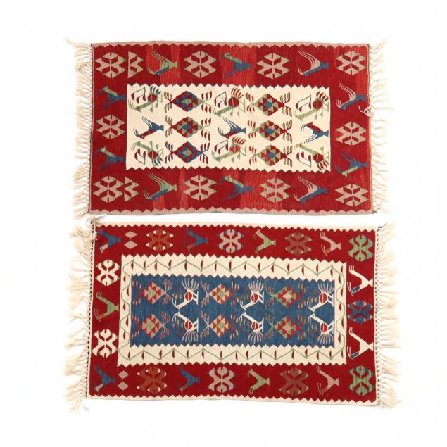 two-flat-weave-area-rugs