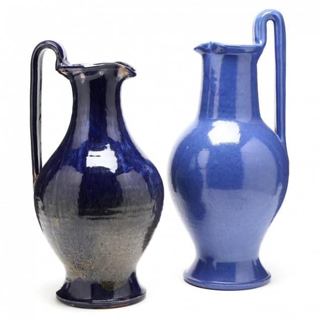 two-nc-pottery-rebekah-pitchers