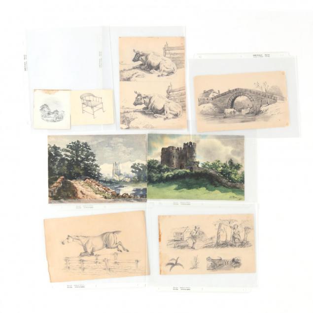 collection-of-19th-century-english-drawings-and-watercolors