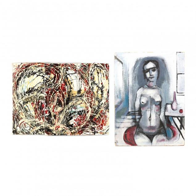 two-modernist-paintings