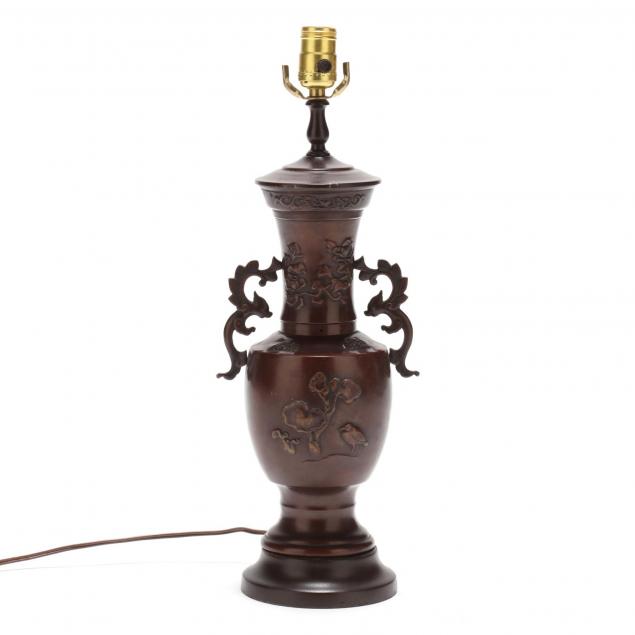 meji-period-bronze-table-lamp