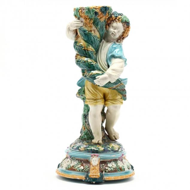 majolica-figurine-with-cornucopia-william-brownfield