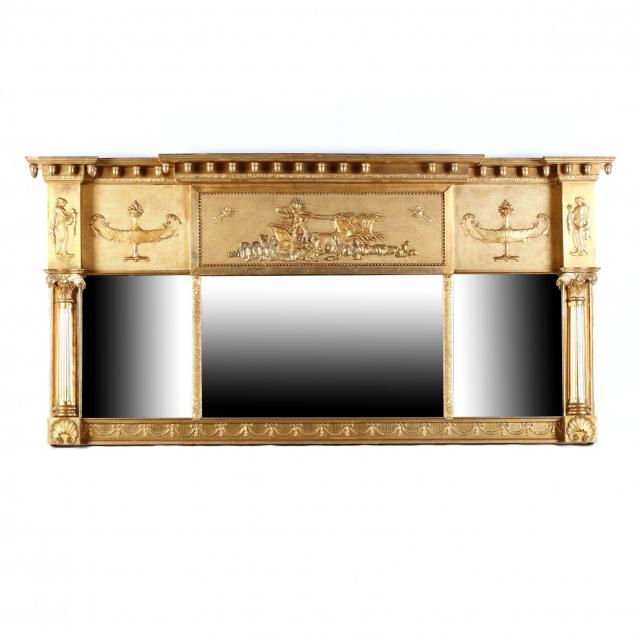 six-foot-american-classical-overmantle-mirror