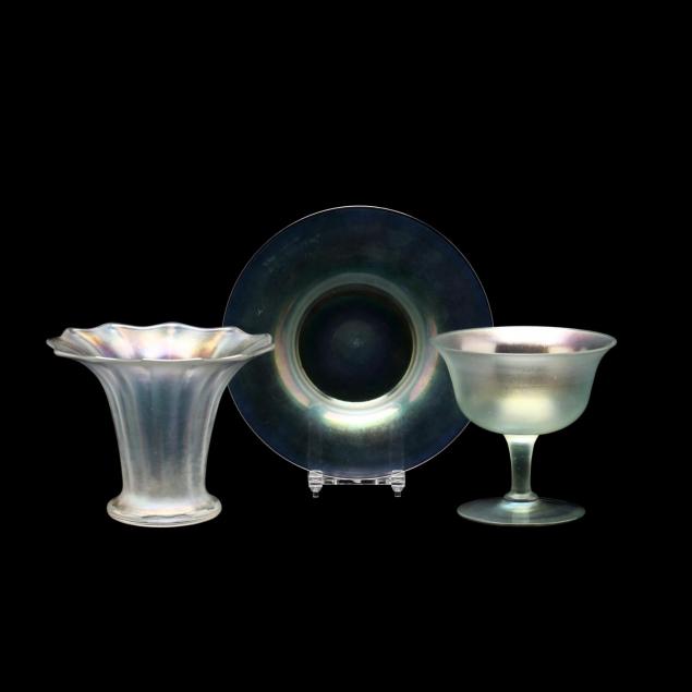 steuben-three-pieces-of-verre-de-soie