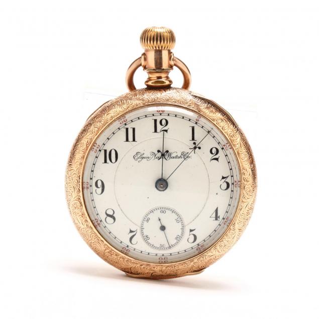 antique-14kt-open-face-pocket-watch