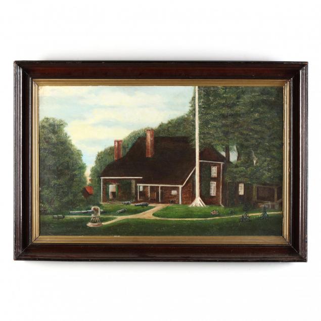 american-folky-painting-of-a-cottage