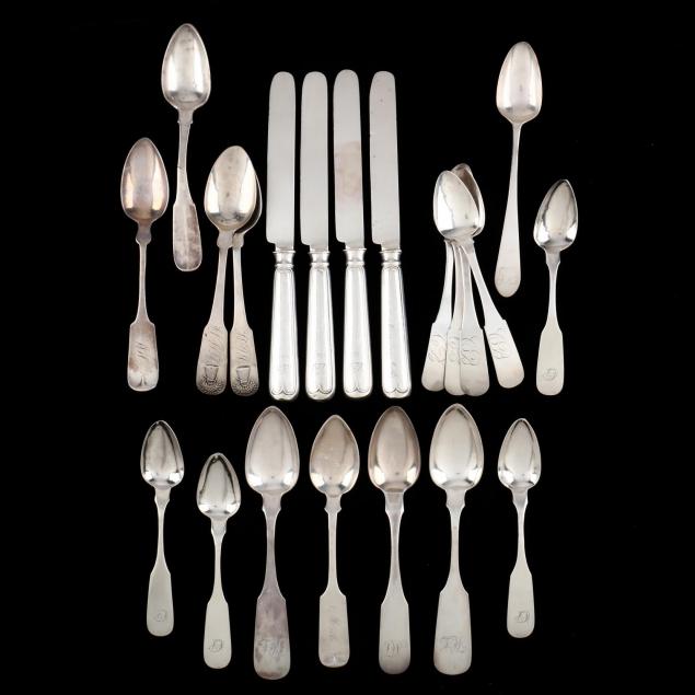 a-group-of-pa-coin-silver-flatware