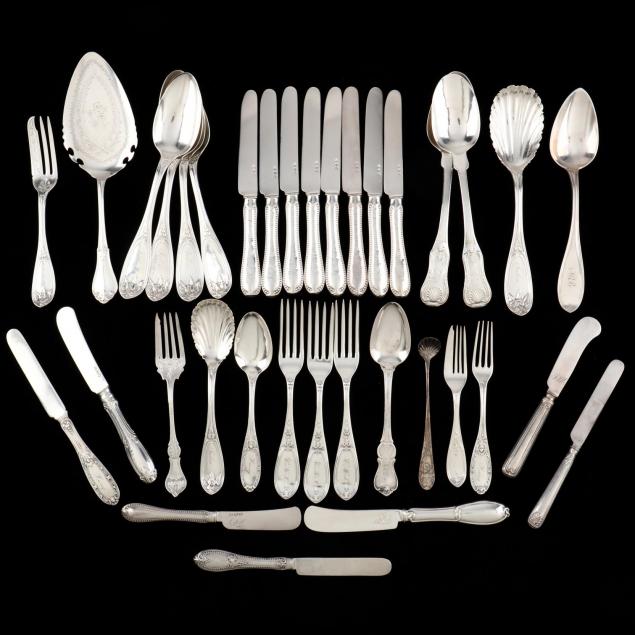 a-group-of-american-coin-silver-flatware