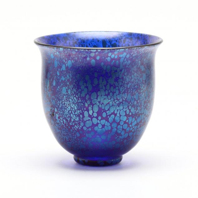 cobalt-oil-spot-art-glass-bowl