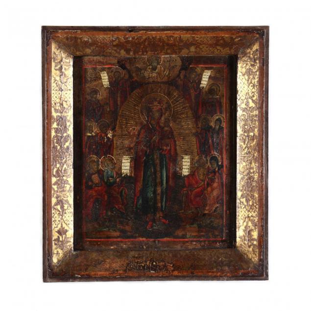 an-antique-russian-icon-of-the-mother-of-god-the-joy-of-all-who-sorrow