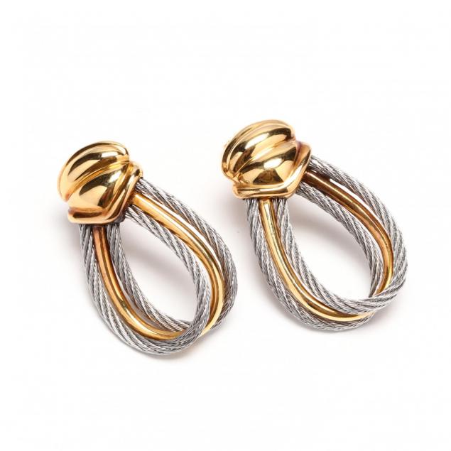 steel-and-gold-earrings-charriol