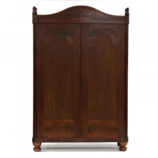 american-late-classical-mahogany-armoire