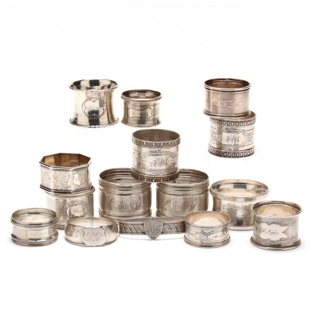 sixteen-antique-silver-napkin-rings