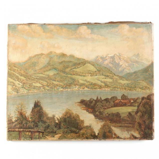 a-vintage-painting-of-an-alpine-lake