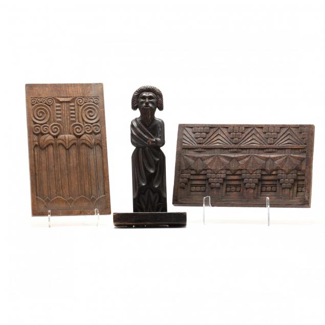three-antique-and-vintage-continental-wood-carvings