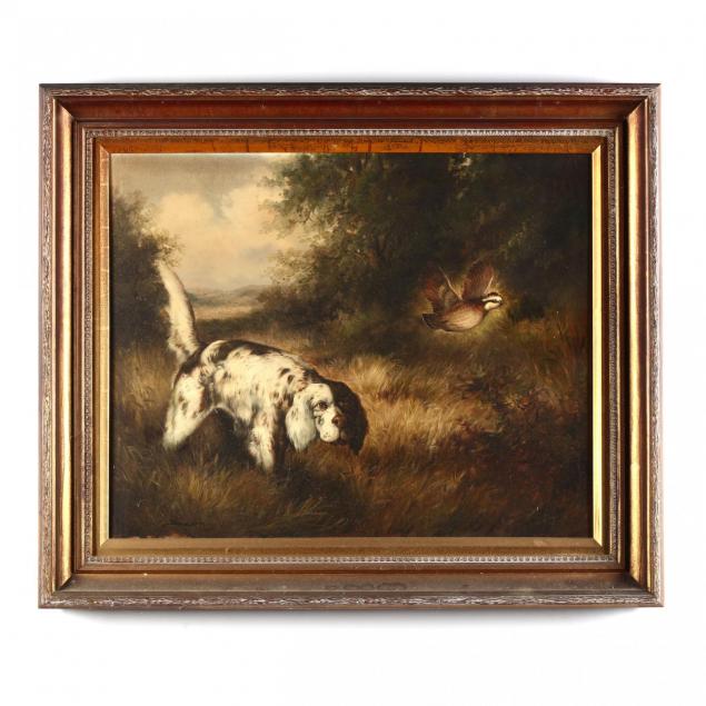 antique-painting-of-a-setter-and-quail