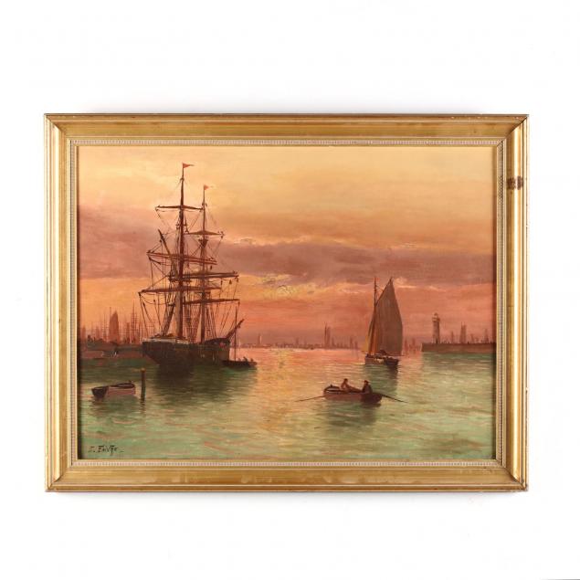 antique-maritime-painting-at-dusk